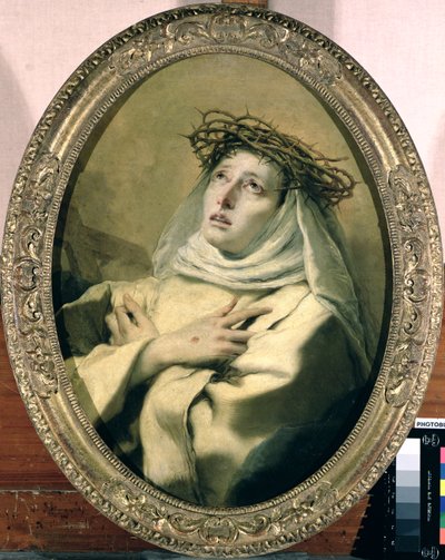 Den hellige Katarina af Siena (1347-80), ca. 1746 af Giovanni Battista Tiepolo